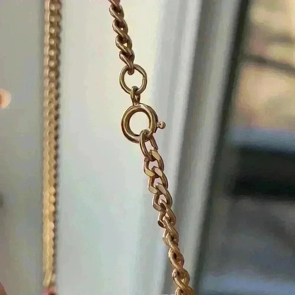 Vintage Sarah Coventry Pendant Necklace Burgundy Gold Tone Round - Picture 8 of 12